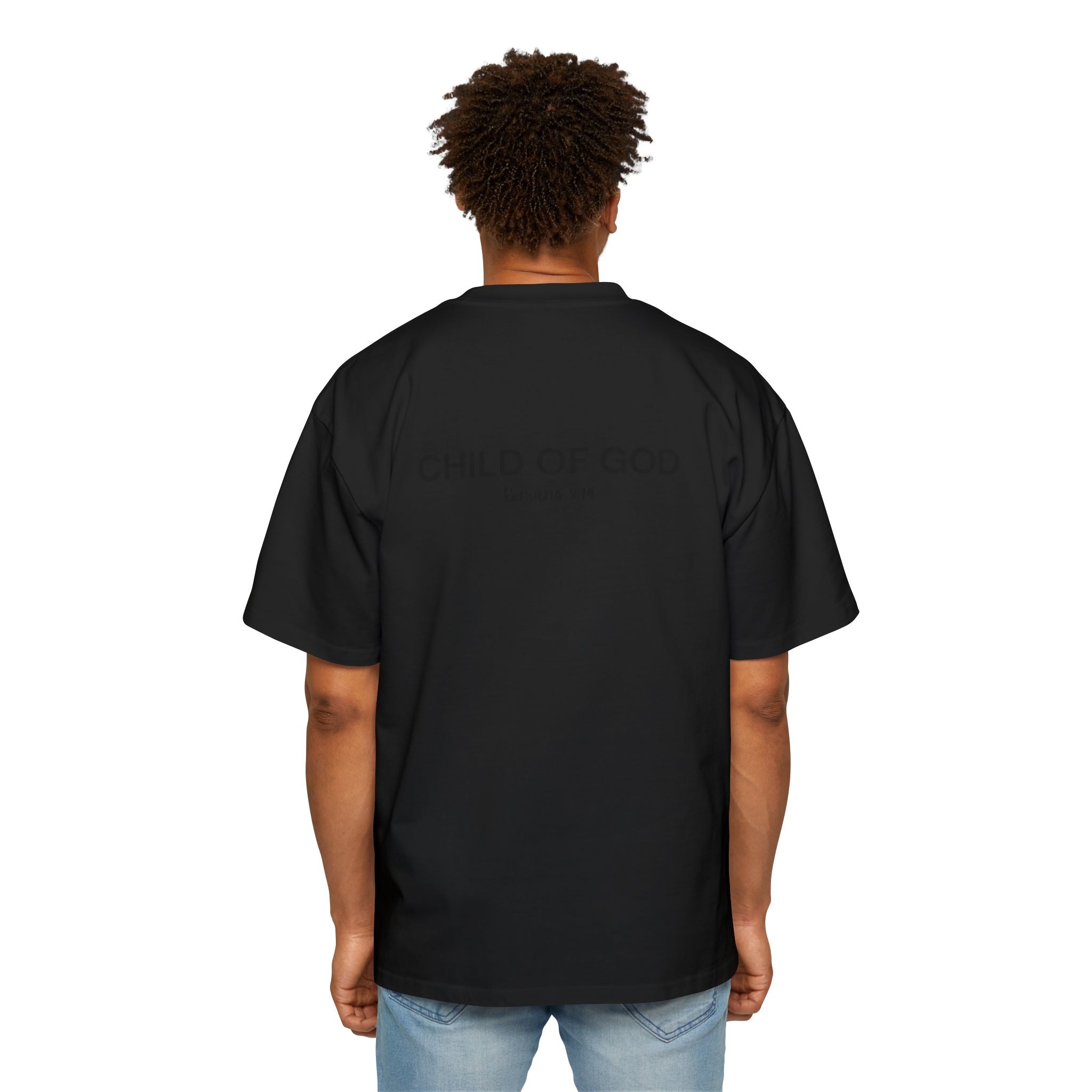 "Child of God" black - Yahweh Nissi Oversized Tee