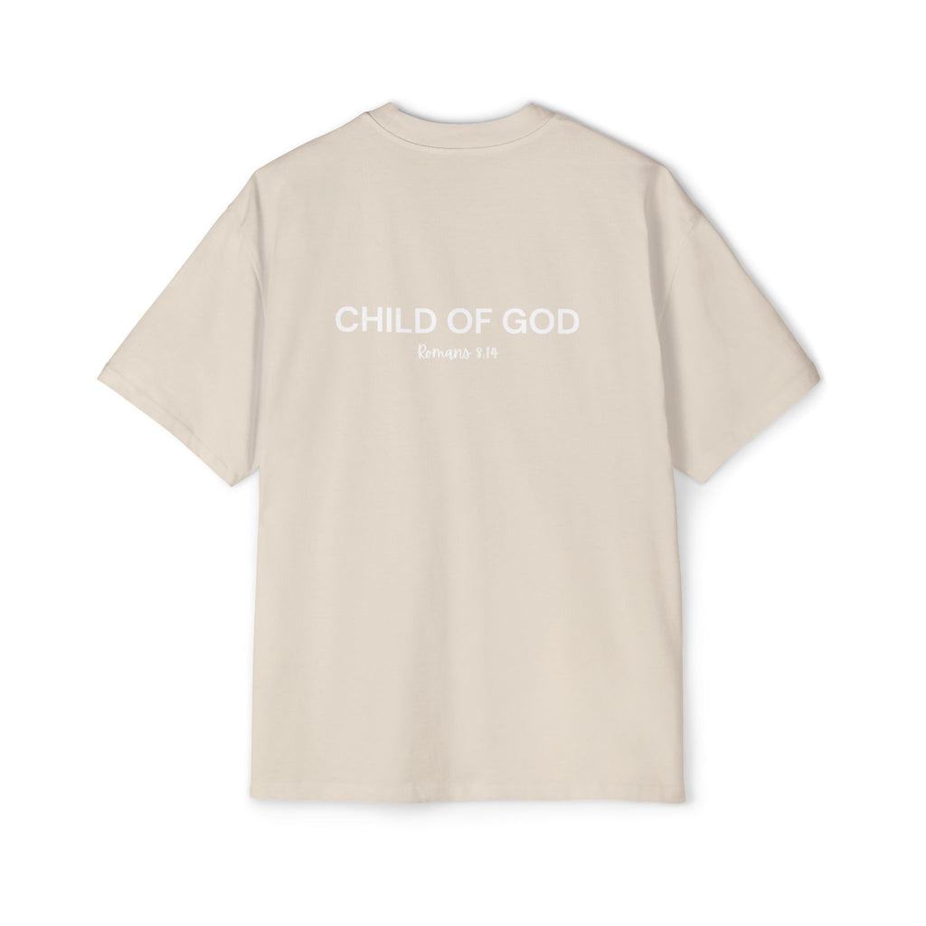 "Child of God" - White - Yahweh Nissi Oversized Tee