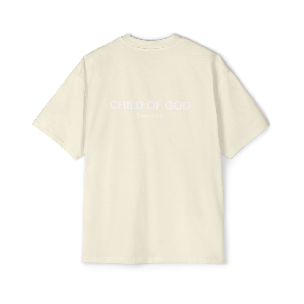 "Child of God" - White - Yahweh Nissi Oversized Tee