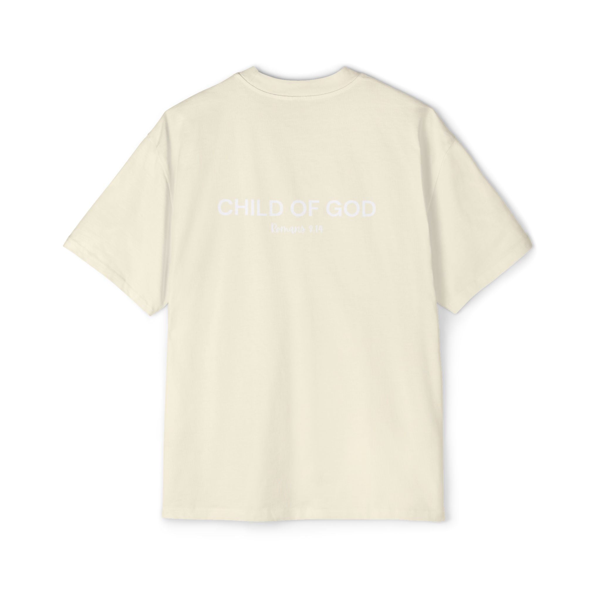 "Child of God" - White - Yahweh Nissi Oversized Tee