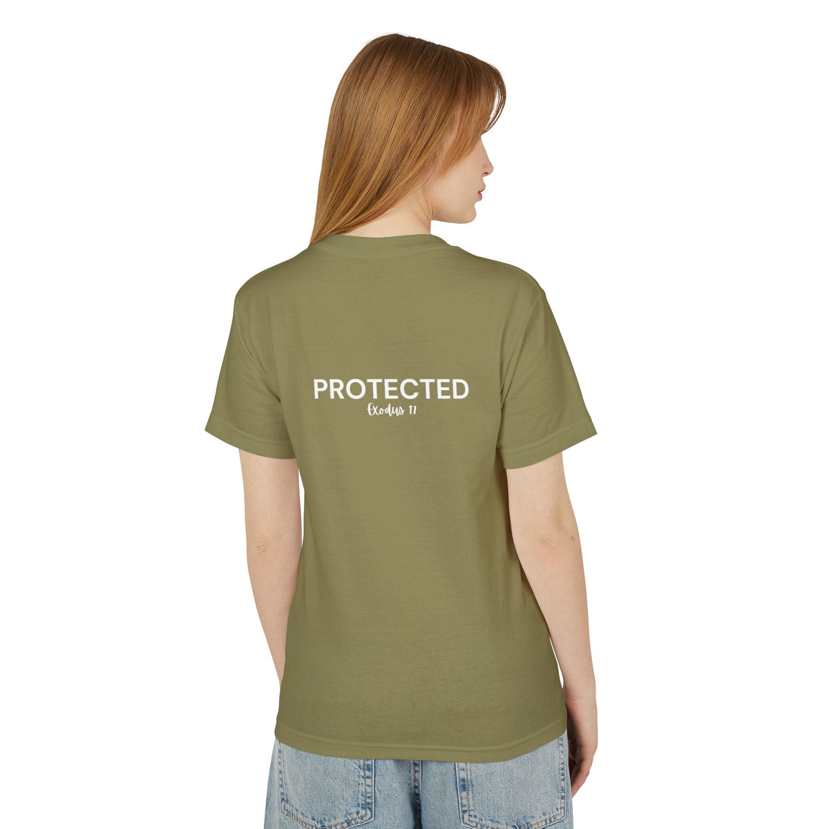 Protected Tee — White | Yahweh Nissi