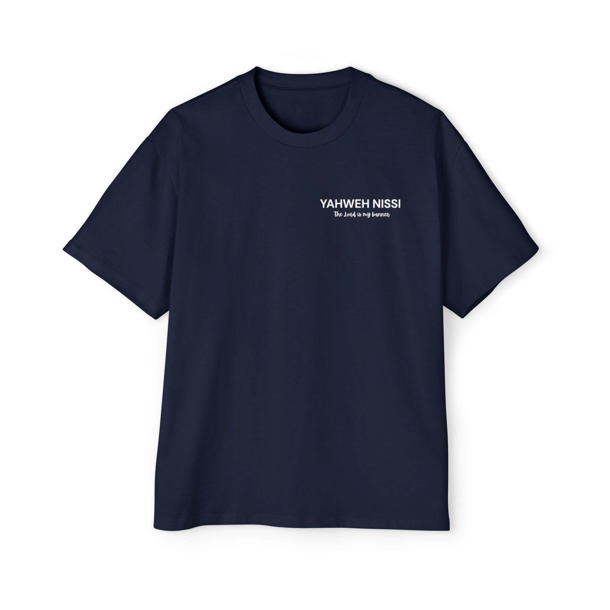 "Child of God" - White - Yahweh Nissi Oversized Tee