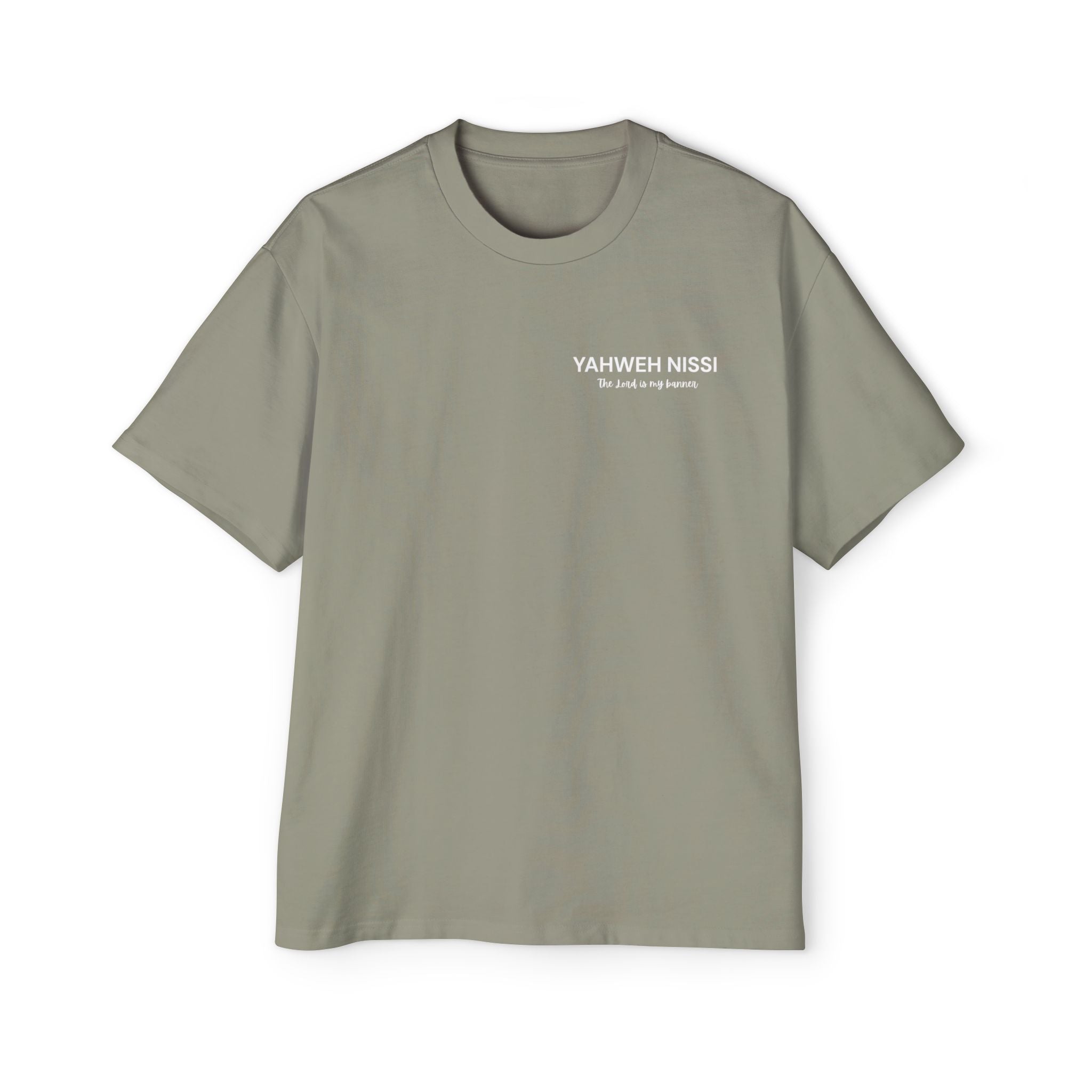 "Child of God" - White - Yahweh Nissi Oversized Tee
