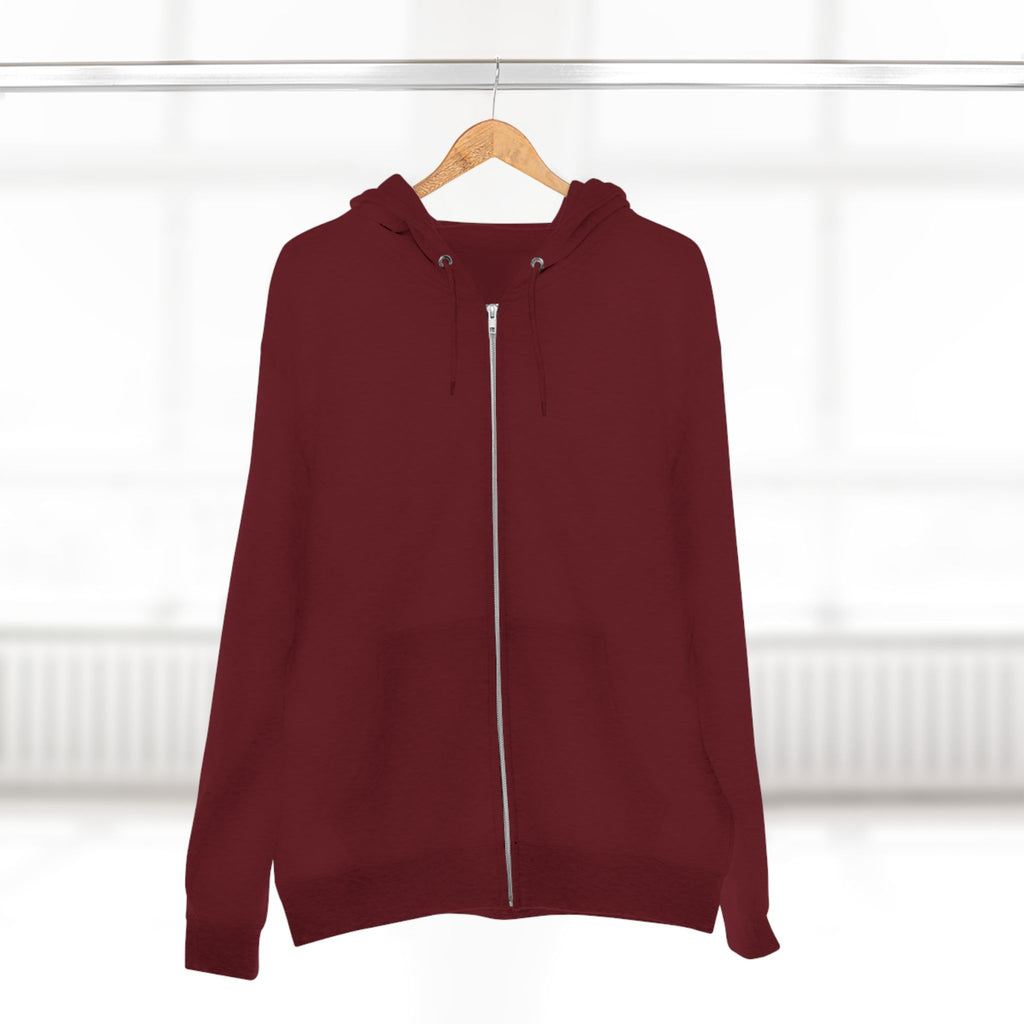 Yahweh Nissi Zip Hoodie — "The Lord Is My Banner"- White Collection - Christian Faith Pullover