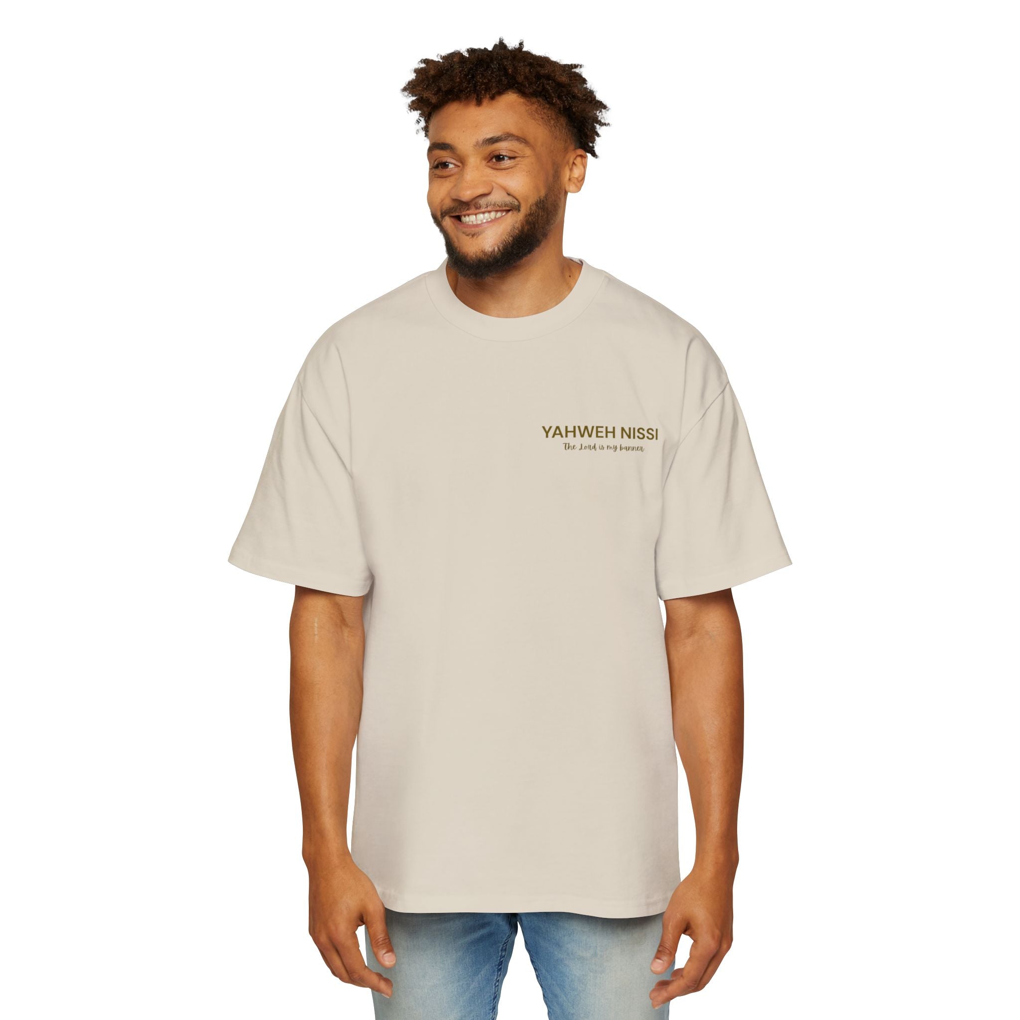 Child of God Gold - Yahweh Nissi Oversized Tee