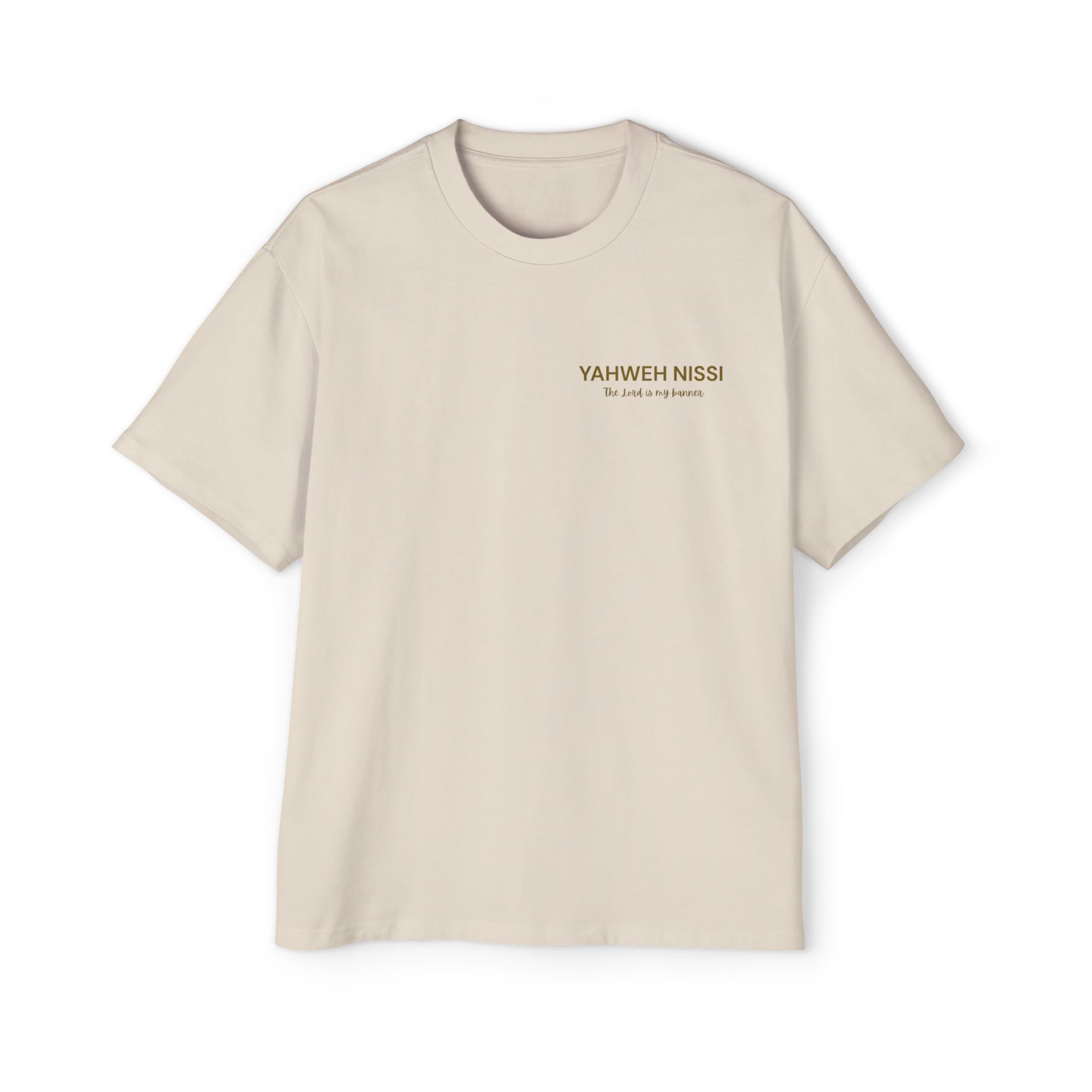 Child of God Gold - Yahweh Nissi Oversized Tee