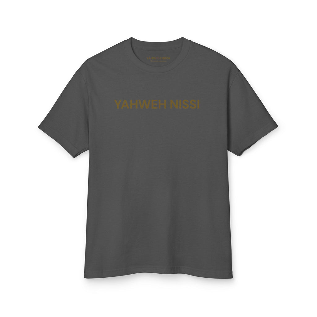 Protected Tee — Gold Embroidered Christian Graphic T-Shirt