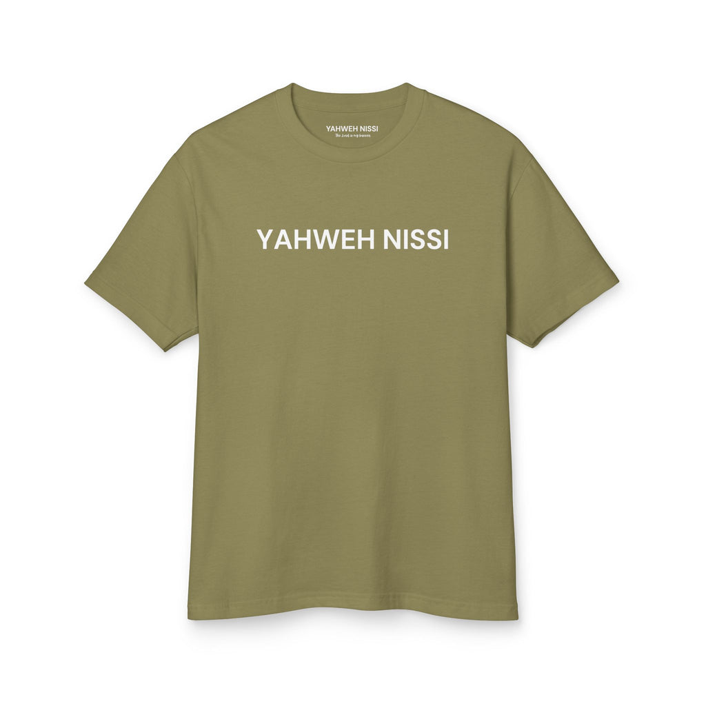 Protected Tee — White Embroidered Christian Graphic T-Shirt
