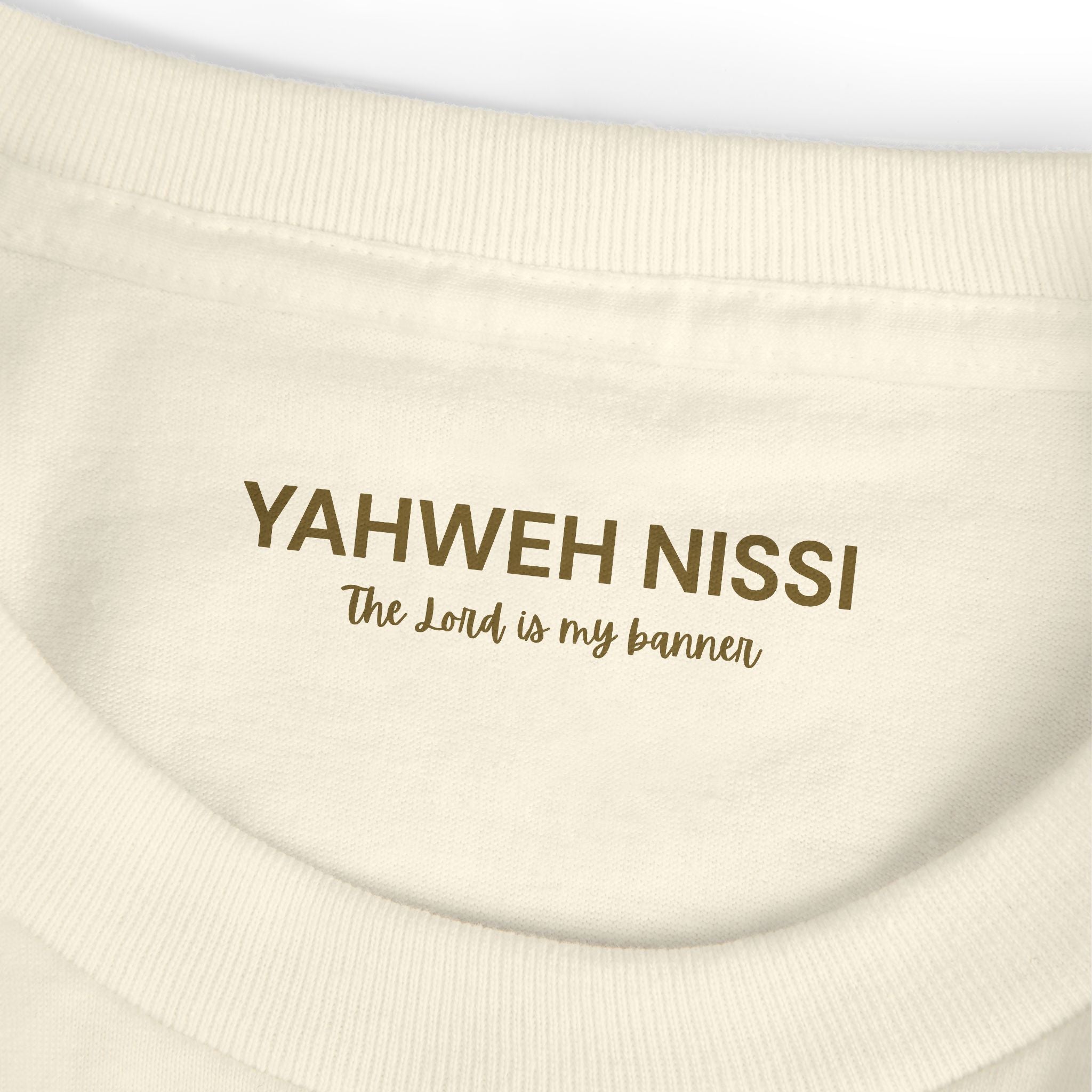 Protected Tee — Gold Embroidered Christian Graphic T-Shirt