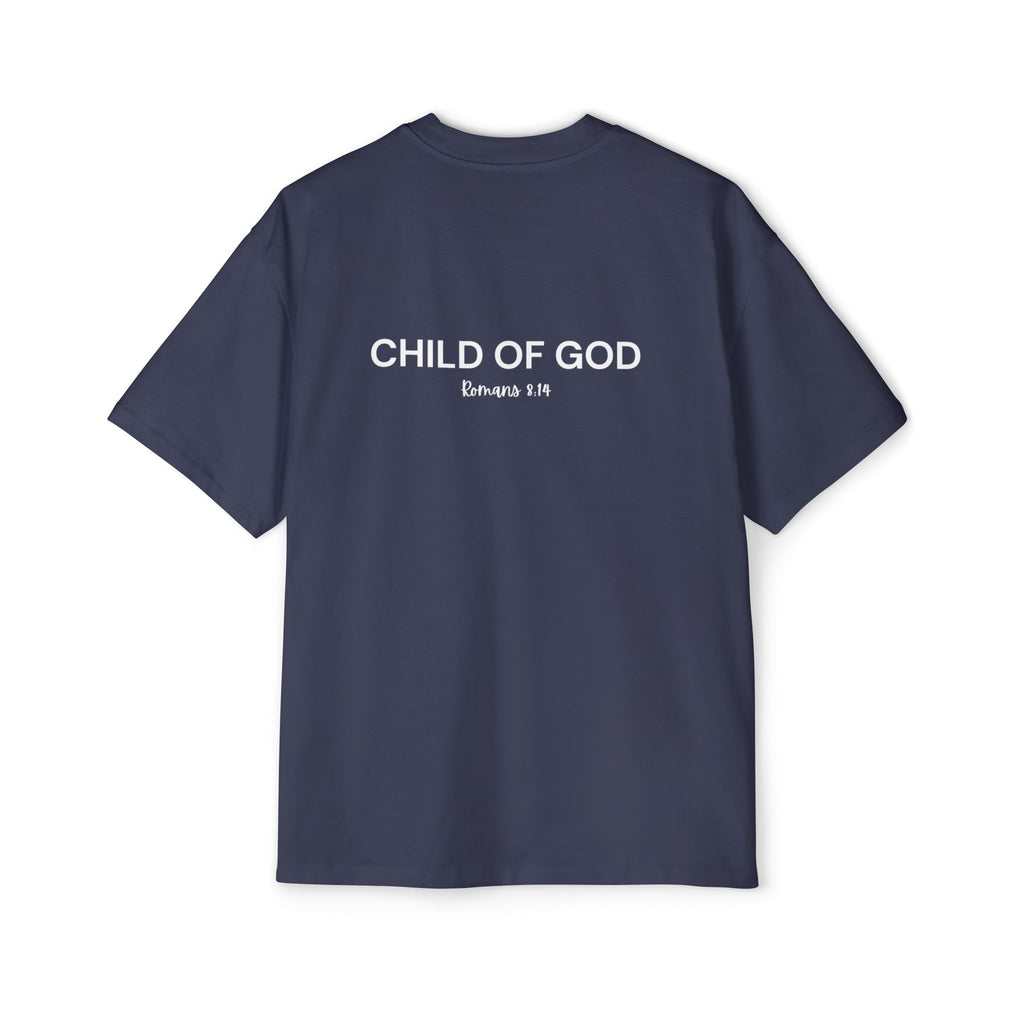 "Child of God" - White - Yahweh Nissi Oversized Tee