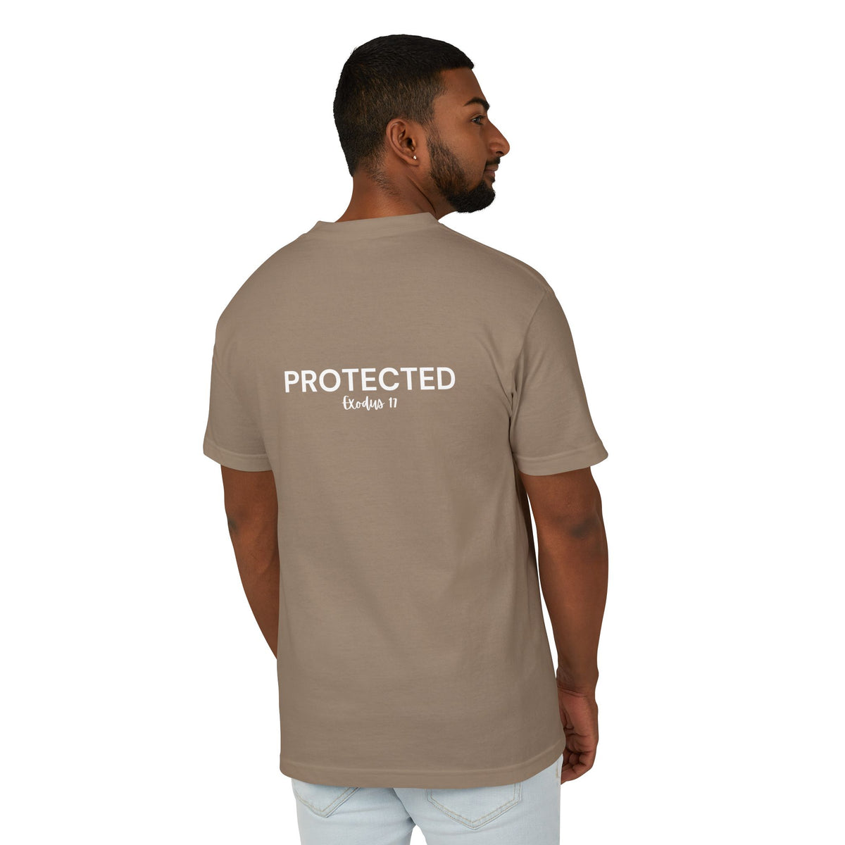 Protected Tee — White | Yahweh Nissi