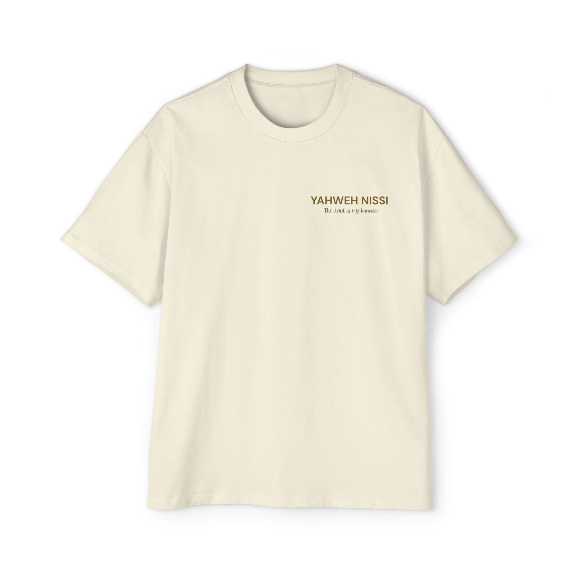 Child of God Gold - Yahweh Nissi Oversized Tee