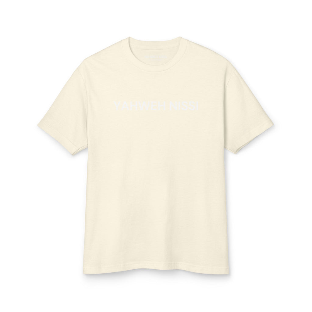 Protected Tee — White Embroidered Christian Graphic T-Shirt