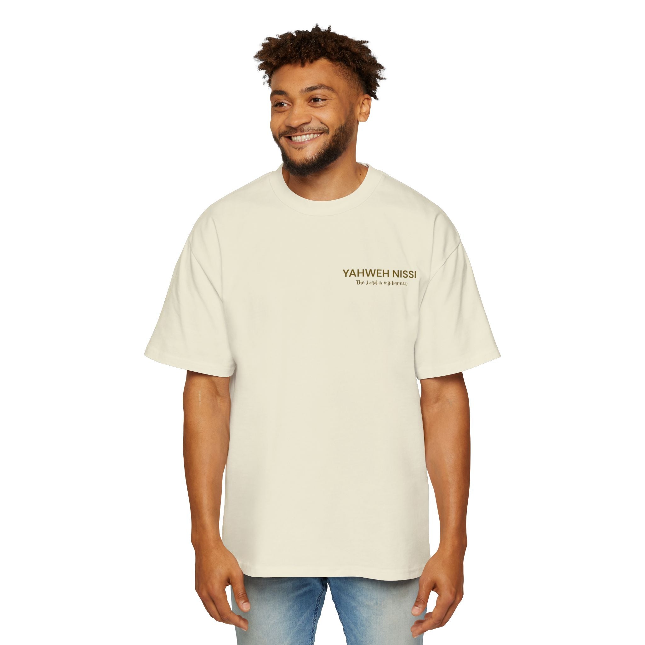 Child of God Gold - Yahweh Nissi Oversized Tee