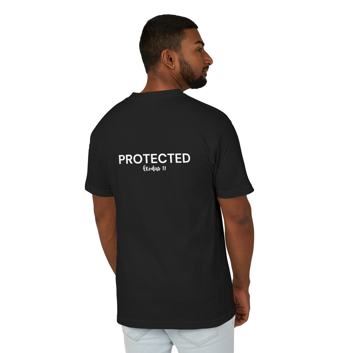 Protected Tee — White | Yahweh Nissi