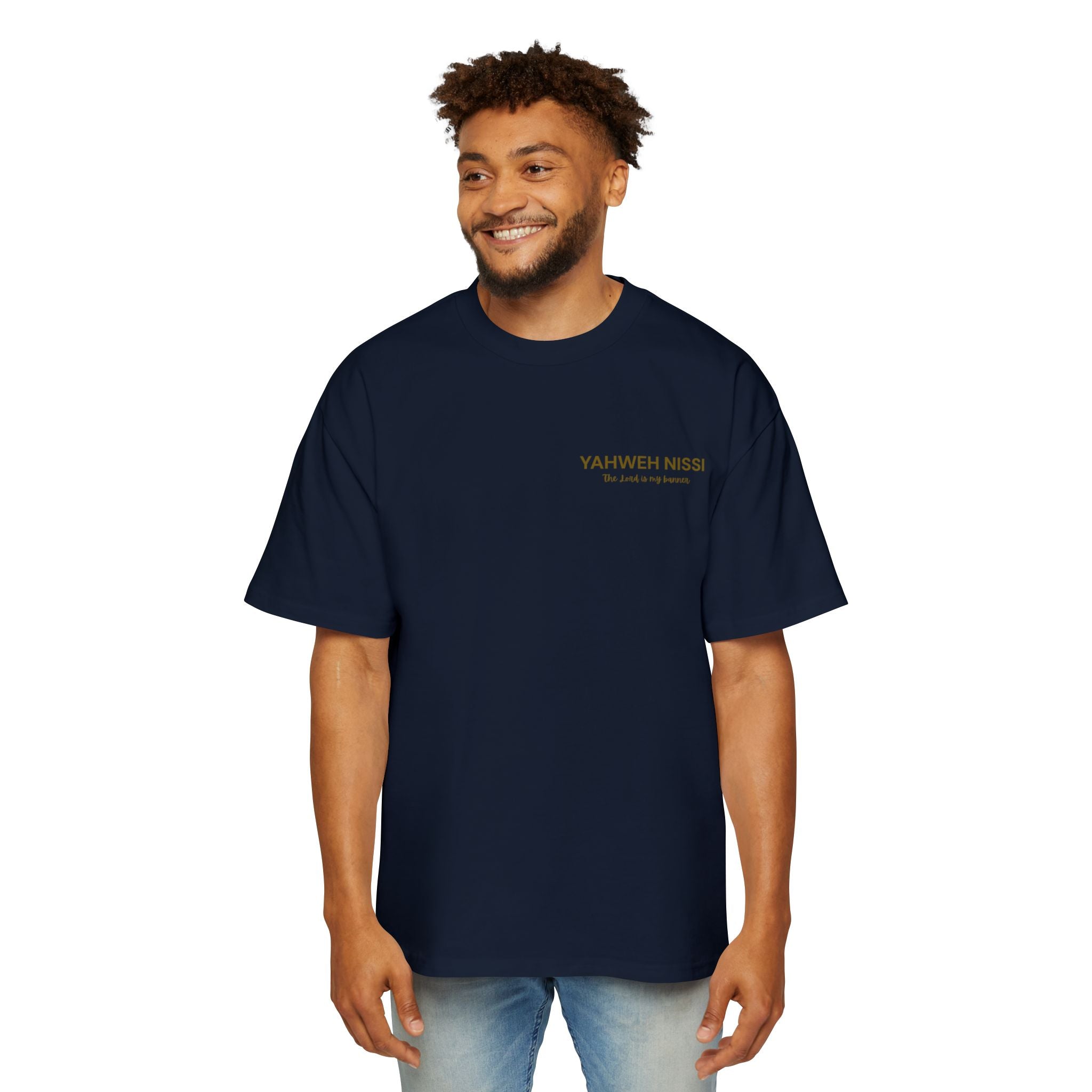 Child of God Gold - Yahweh Nissi Oversized Tee