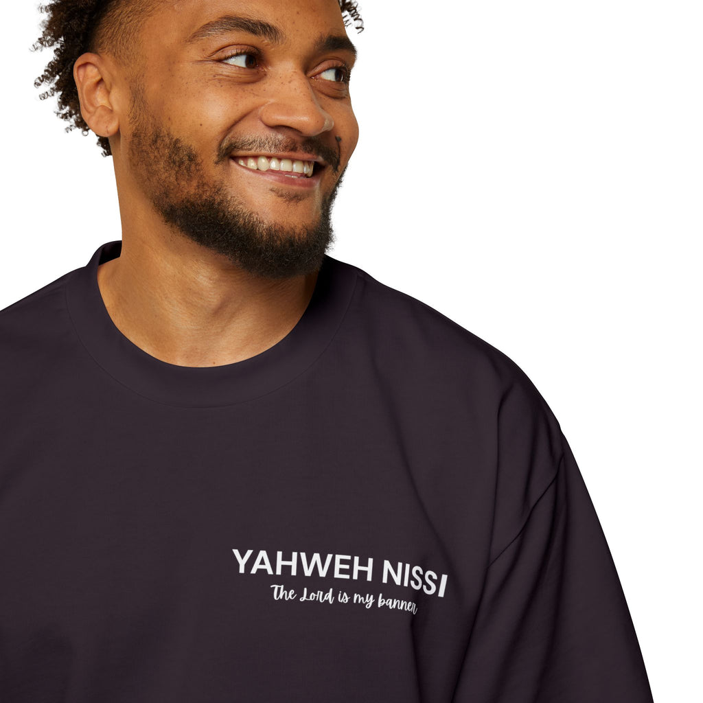 "Child of God" - White - Yahweh Nissi Oversized Tee