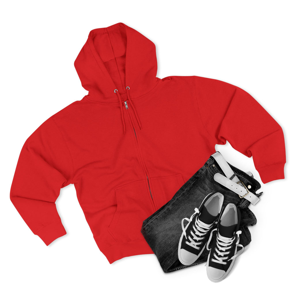Yahweh Nissi Zip Hoodie — "The Lord Is My Banner"- White Collection - Christian Faith Pullover