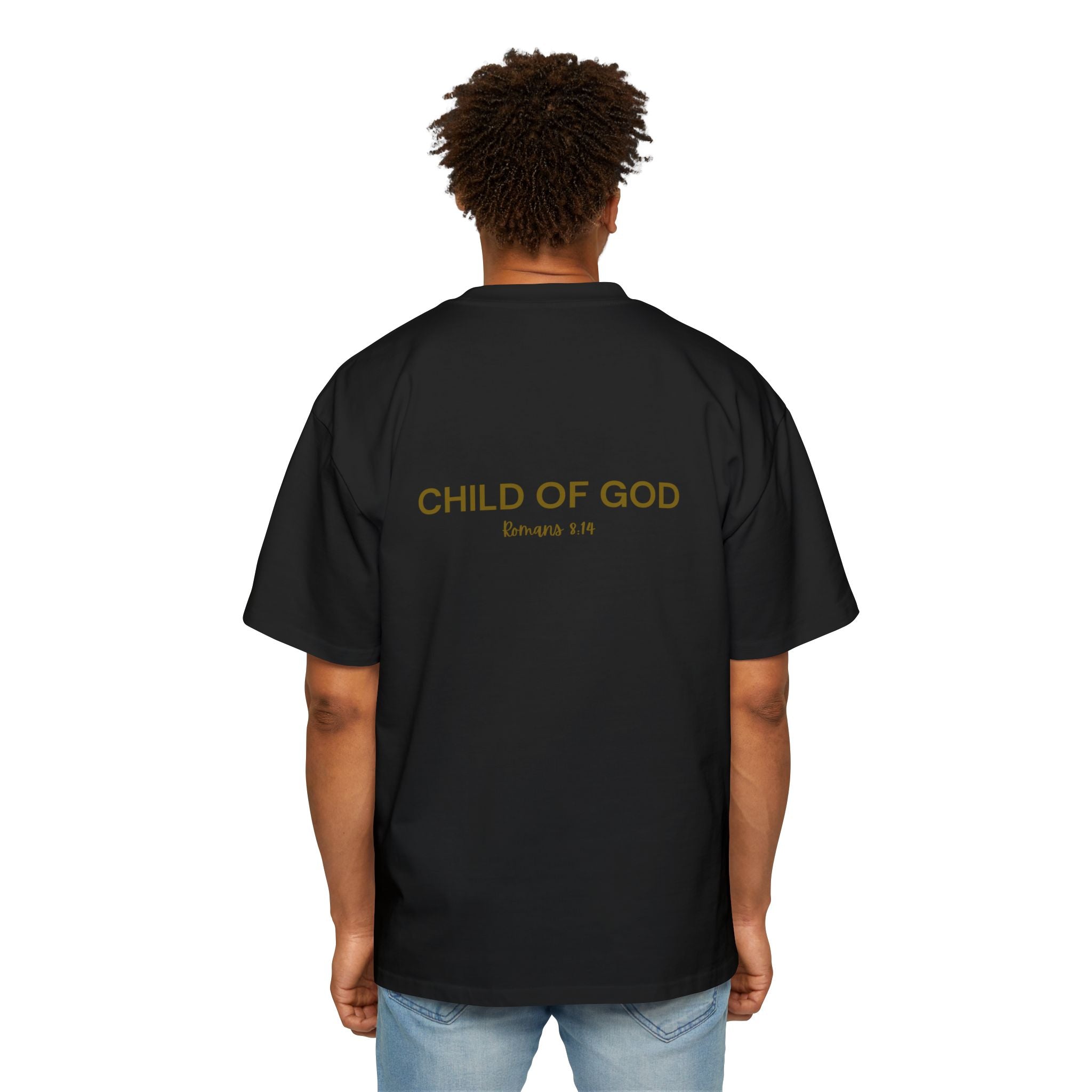 Child of God Gold - Yahweh Nissi Oversized Tee