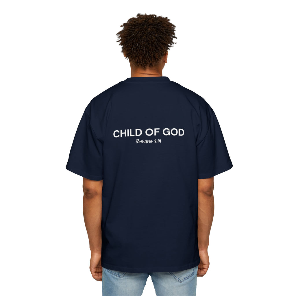 "Child of God" - White - Yahweh Nissi Oversized Tee
