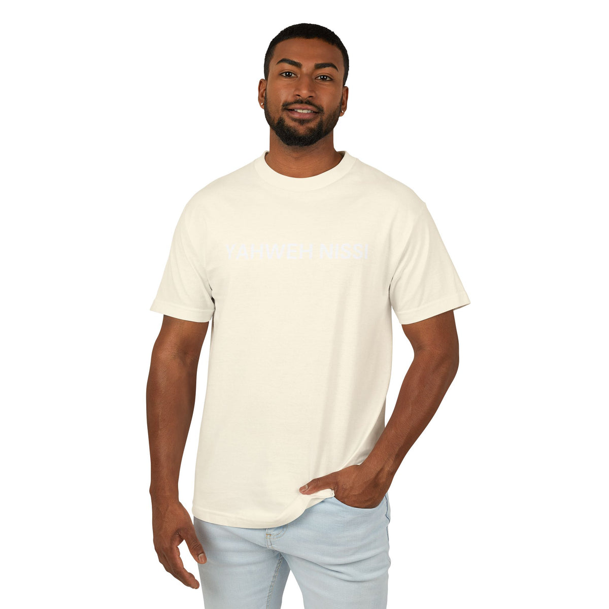 Protected Tee — White | Yahweh Nissi