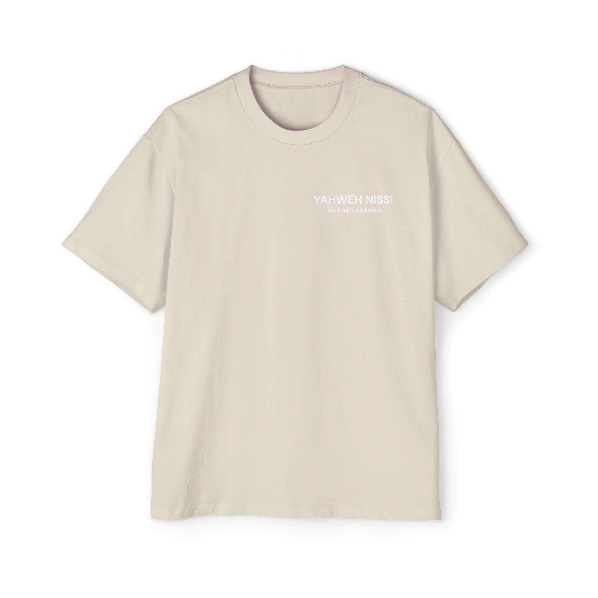 "Child of God" - White - Yahweh Nissi Oversized Tee