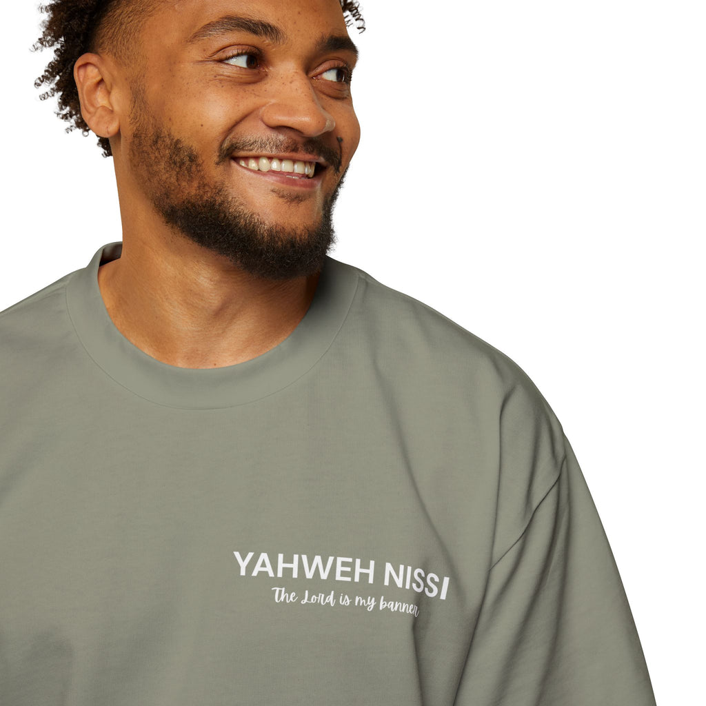 "Child of God" - White - Yahweh Nissi Oversized Tee