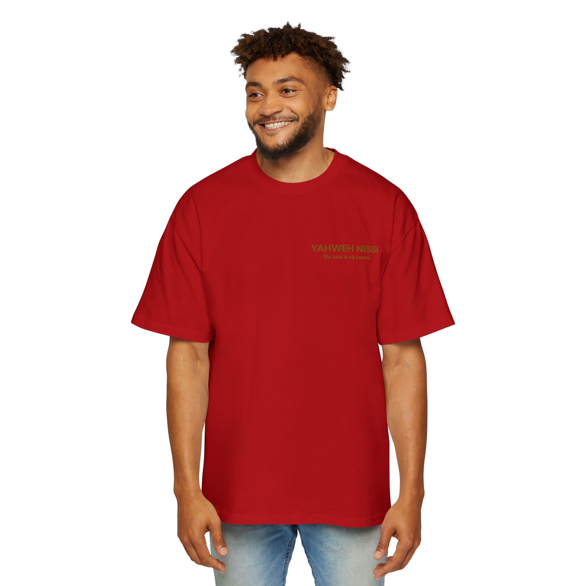 Child of God Gold - Yahweh Nissi Oversized Tee
