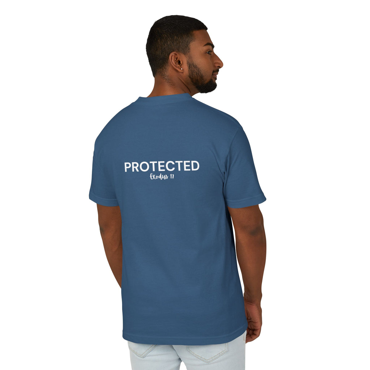 Protected Tee — White | Yahweh Nissi