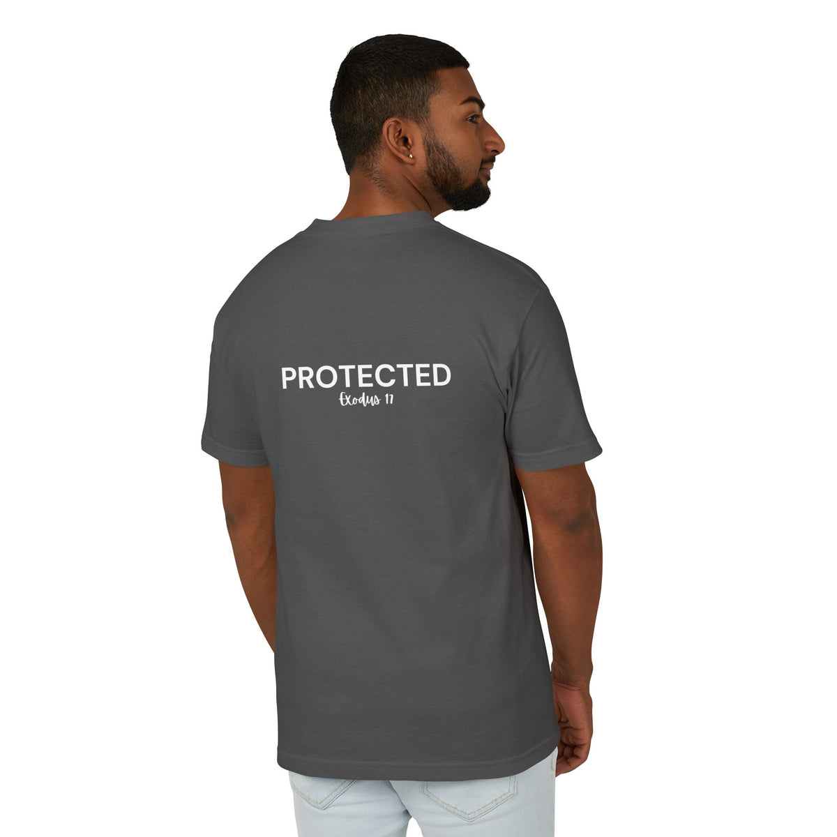 Protected Tee — White | Yahweh Nissi