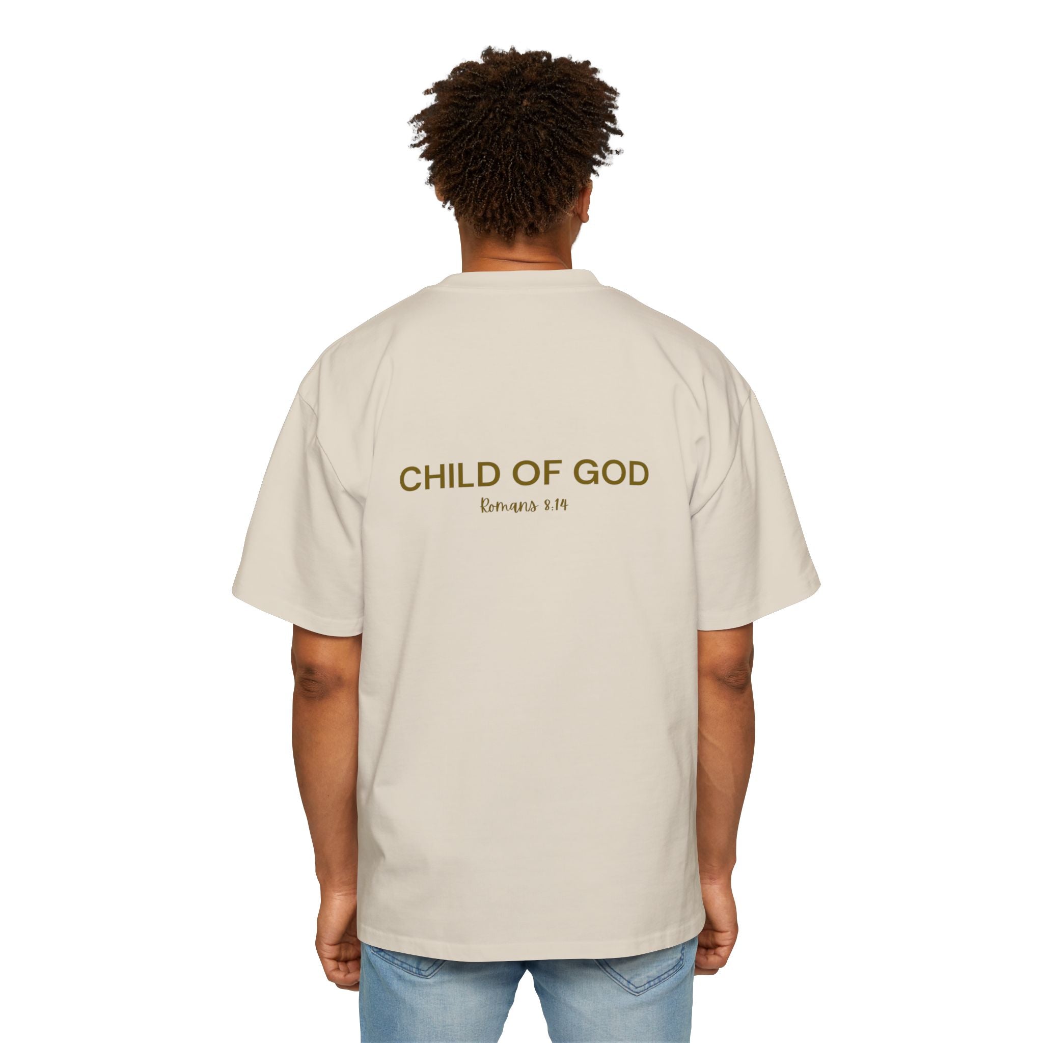 Child of God Gold - Yahweh Nissi Oversized Tee