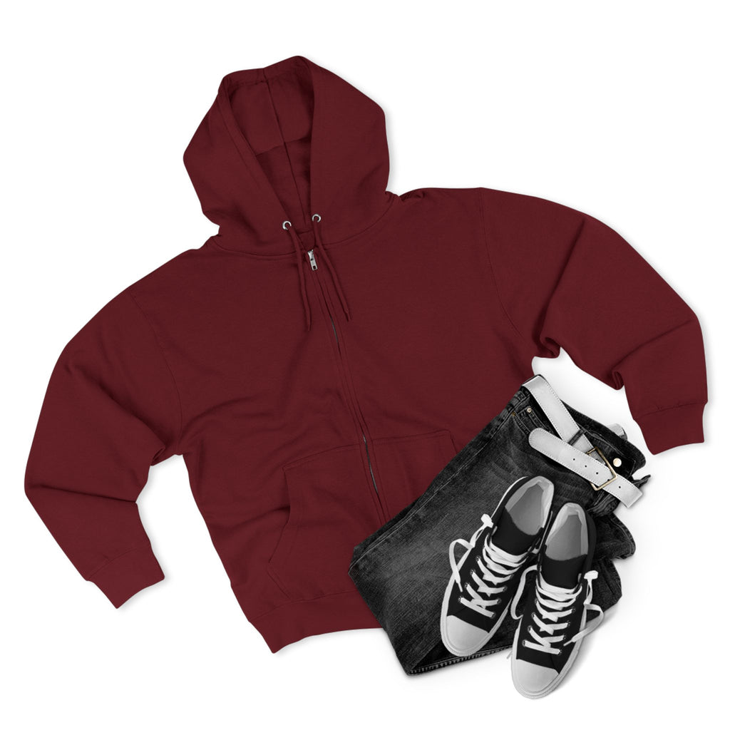 Yahweh Nissi Zip Hoodie — "The Lord Is My Banner"- White Collection - Christian Faith Pullover