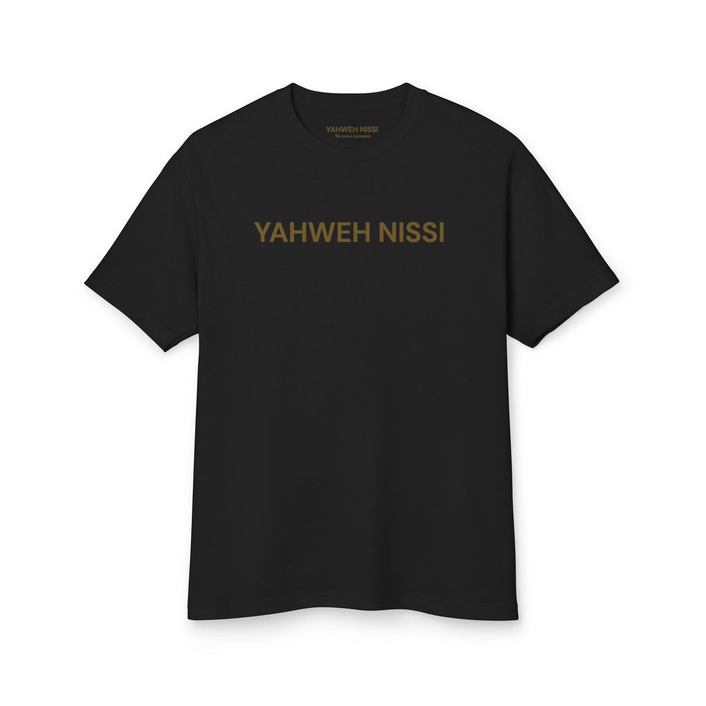 Protected Tee — Gold Embroidered Christian Graphic T-Shirt