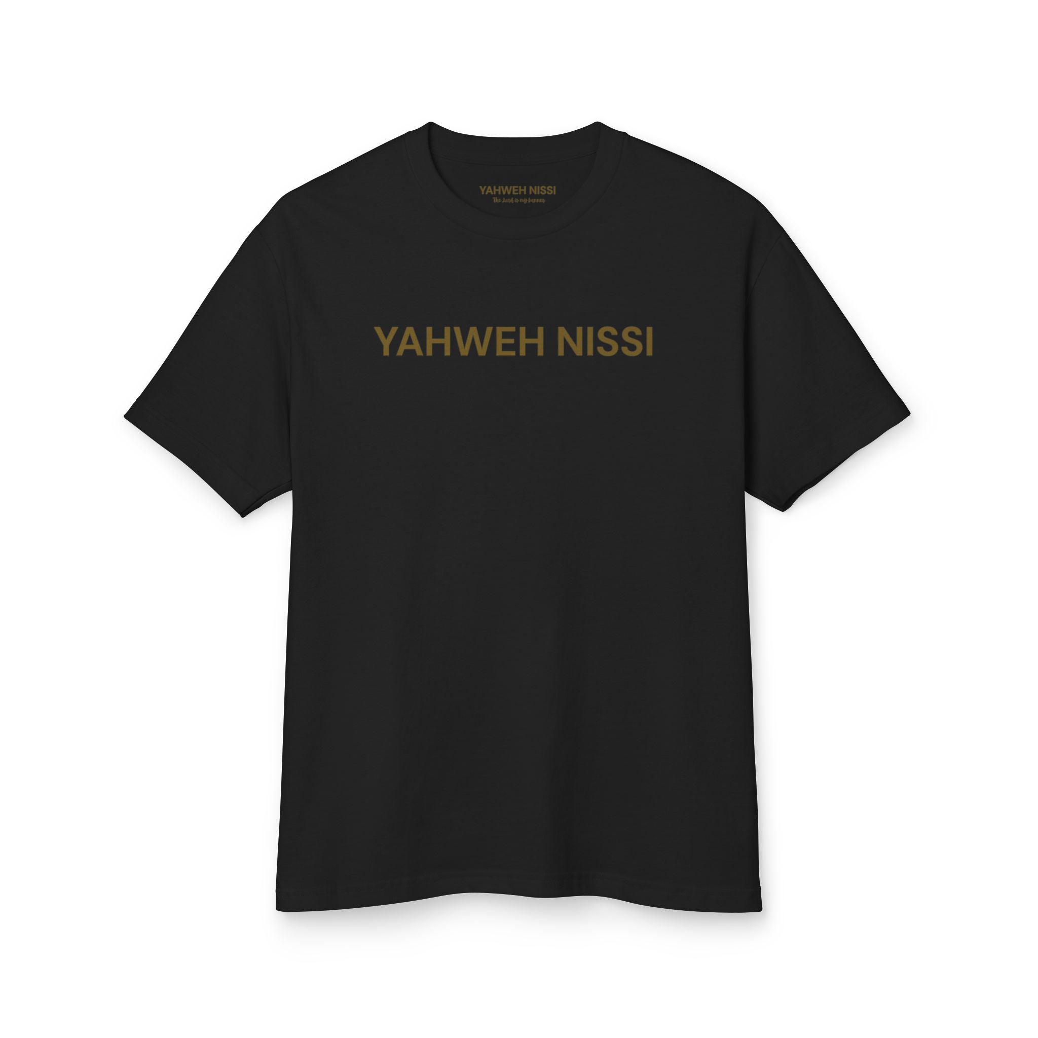 Protected Tee — Gold Embroidered Christian Graphic T-Shirt