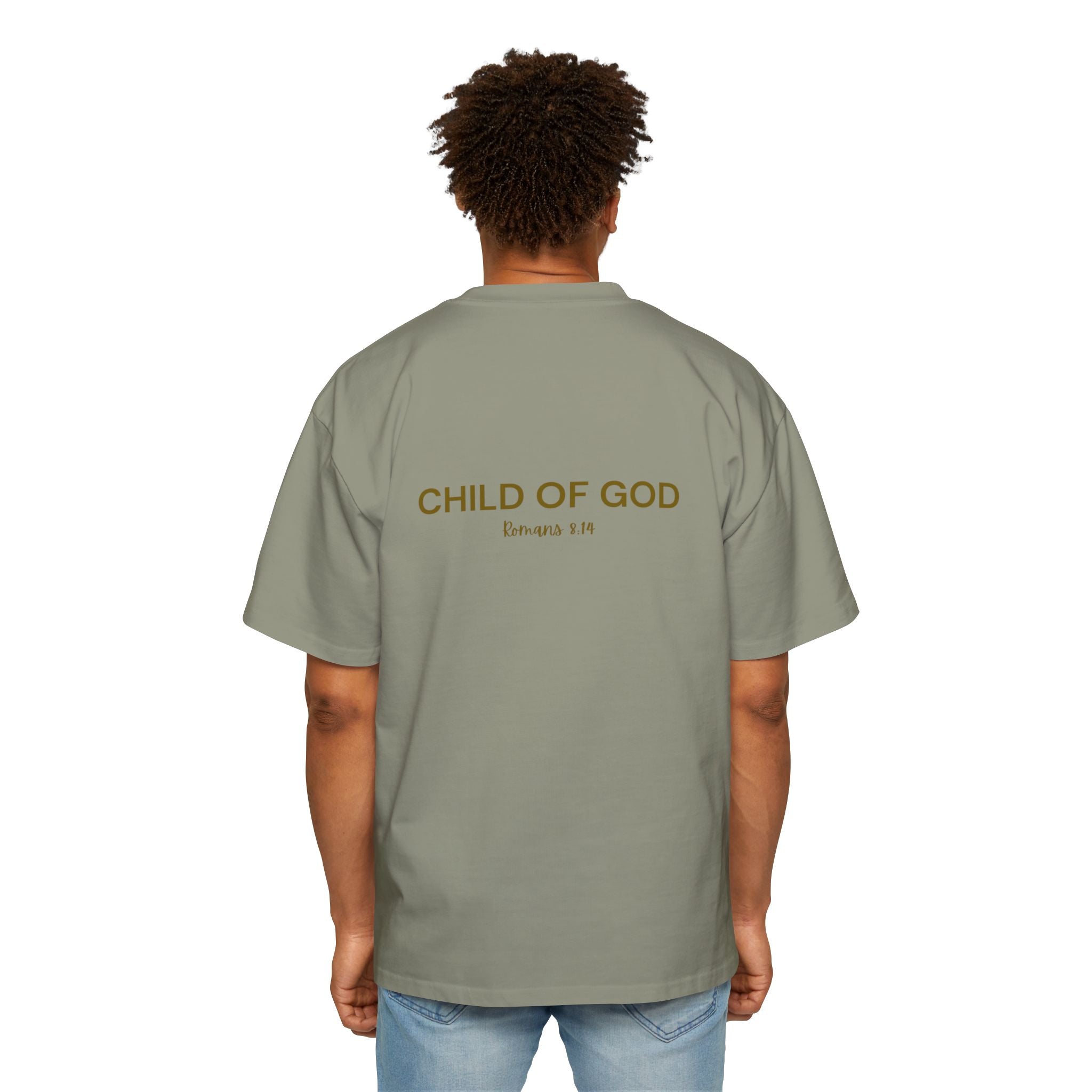 Child of God Gold - Yahweh Nissi Oversized Tee