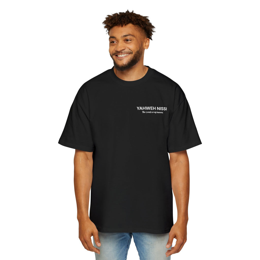 "Child of God" - White - Yahweh Nissi Oversized Tee