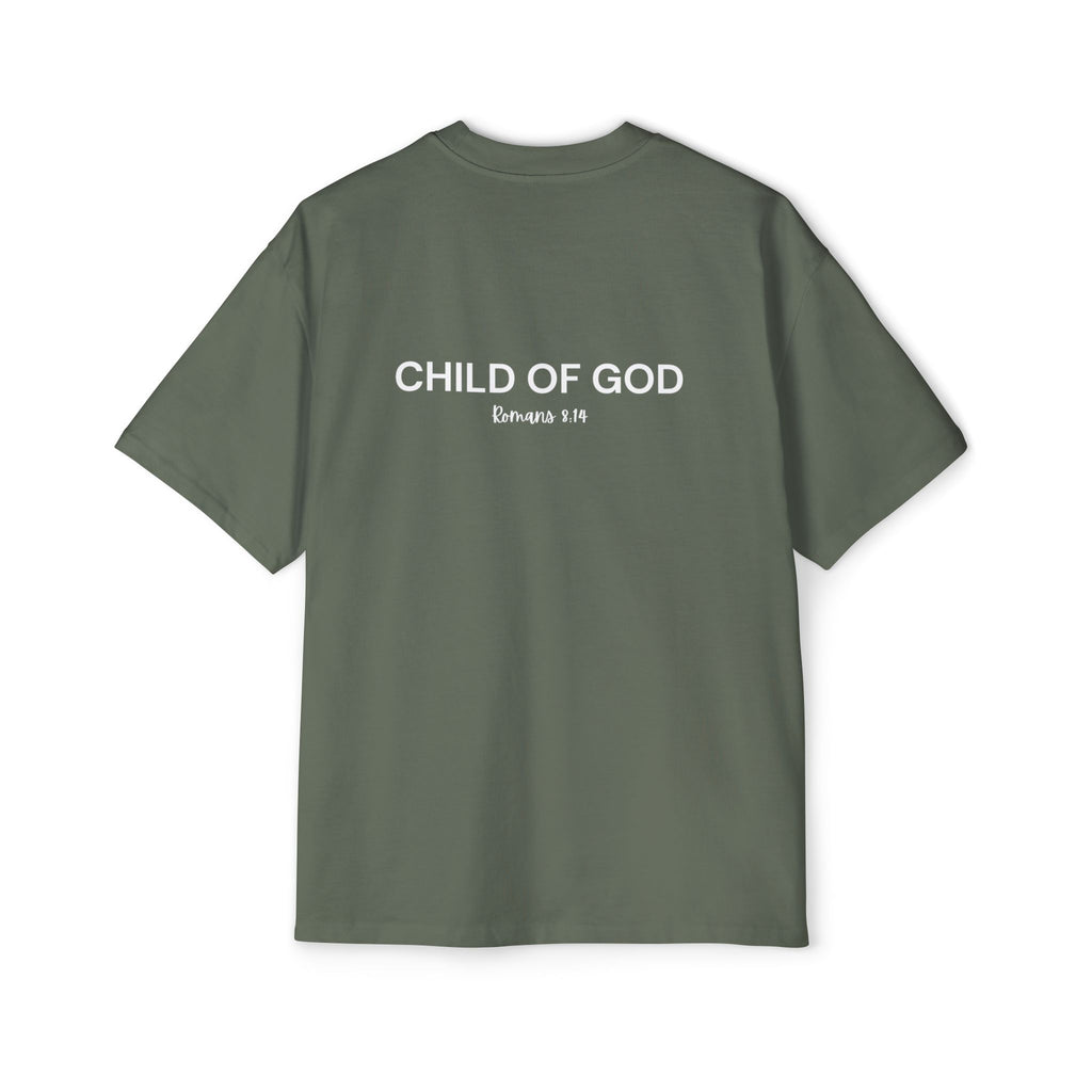 "Child of God" - White - Yahweh Nissi Oversized Tee