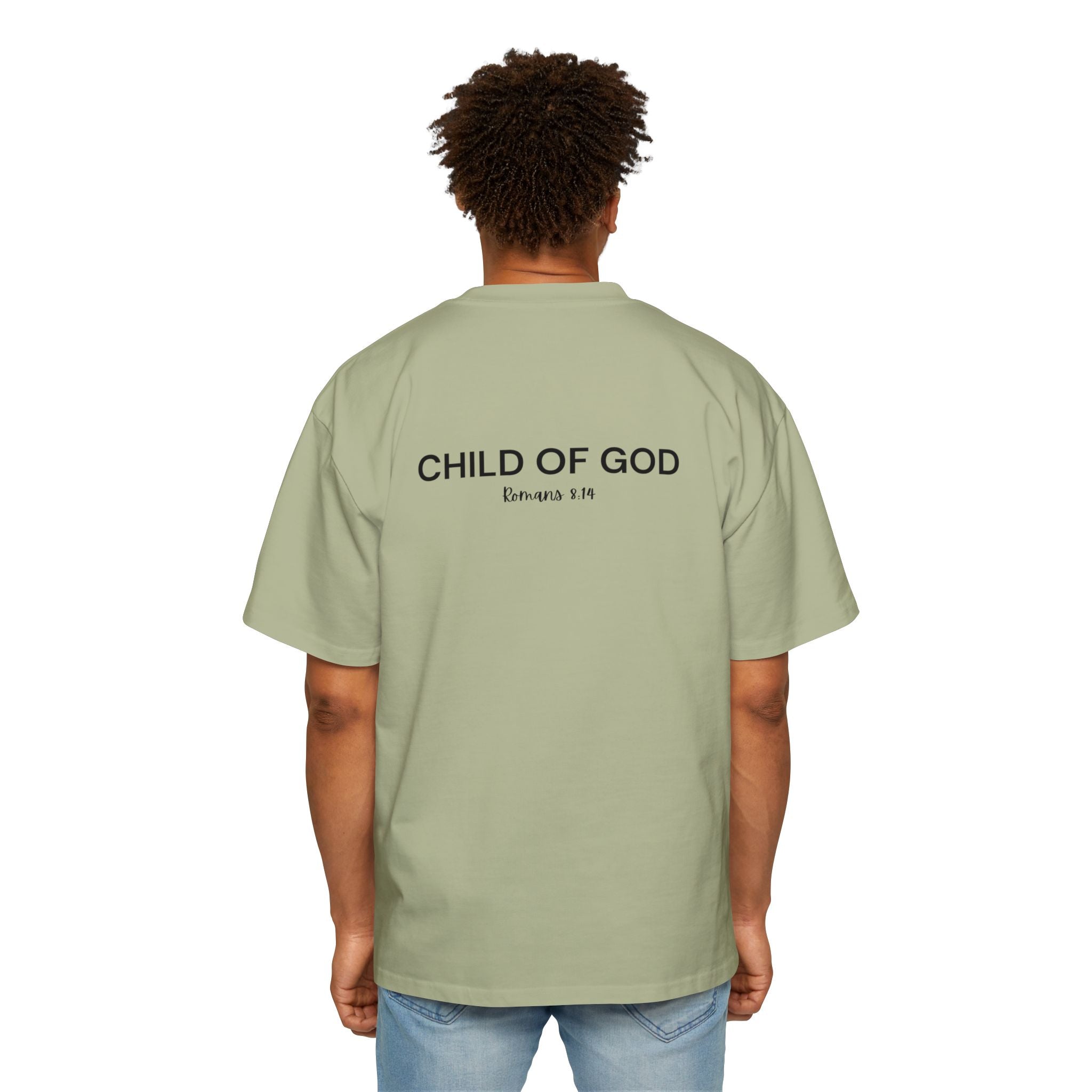 "Child of God" black - Yahweh Nissi Oversized Tee