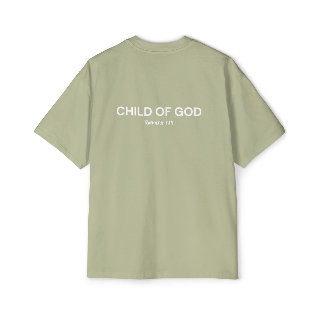 "Child of God" - White - Yahweh Nissi Oversized Tee
