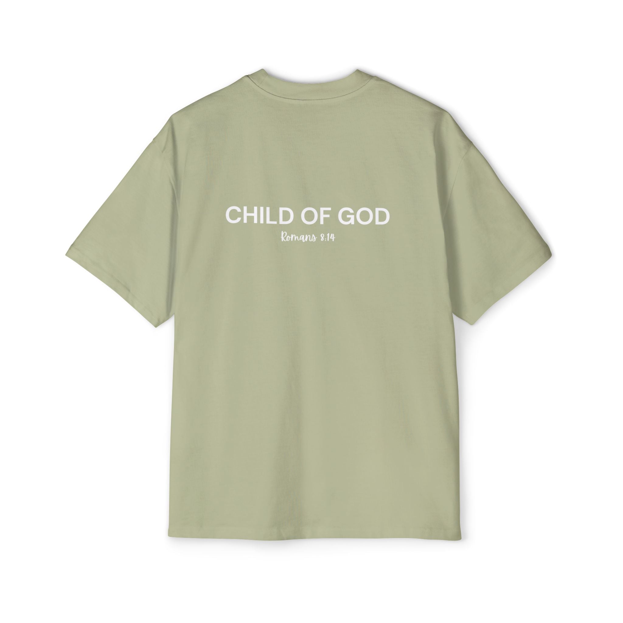"Child of God" - White - Yahweh Nissi Oversized Tee