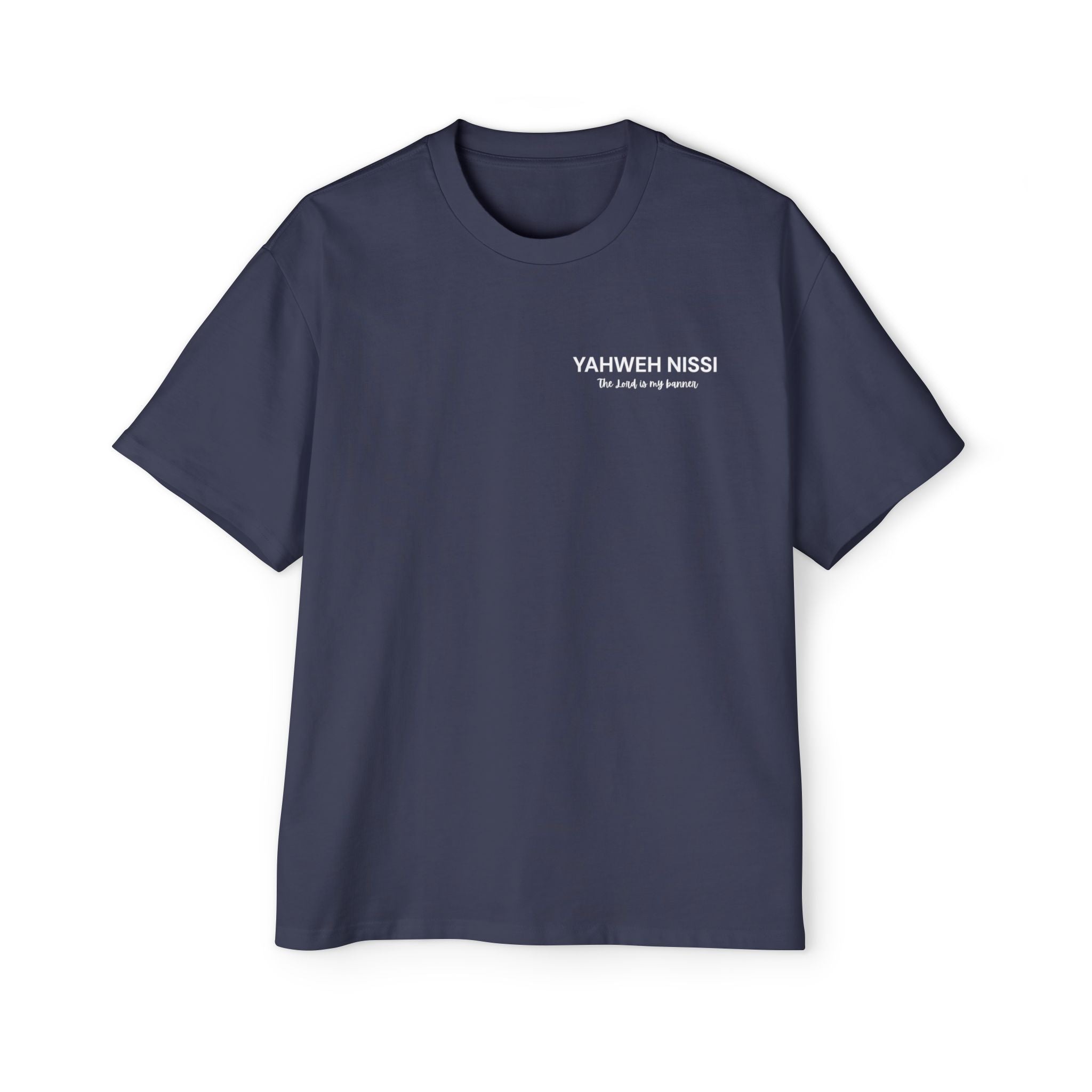 "Child of God" - White - Yahweh Nissi Oversized Tee