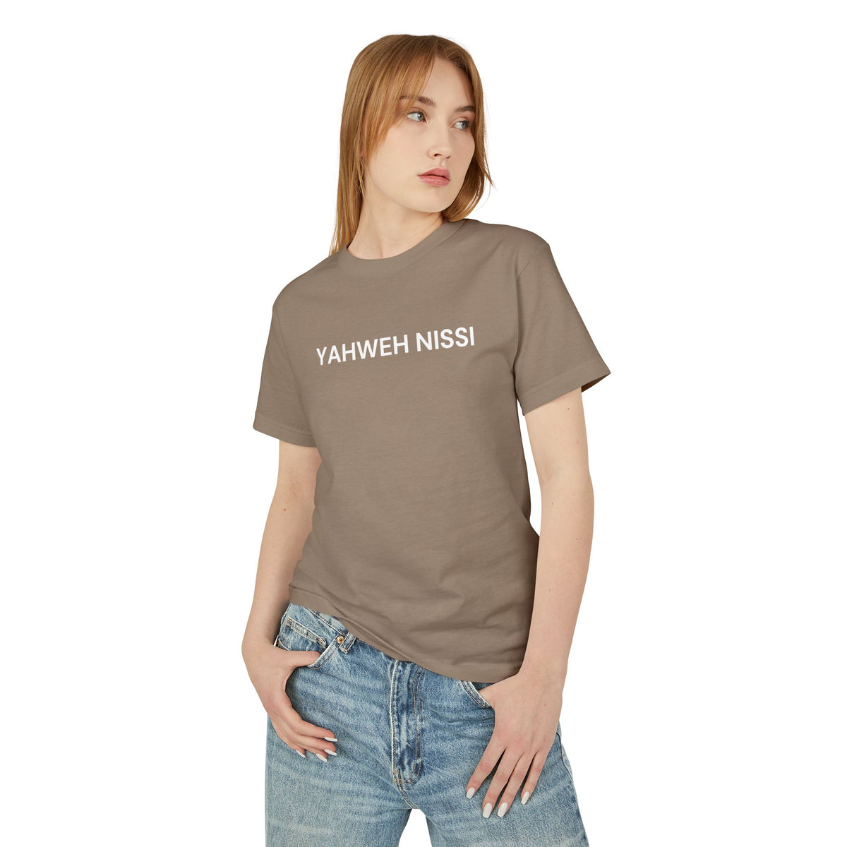 Protected Tee — White | Yahweh Nissi