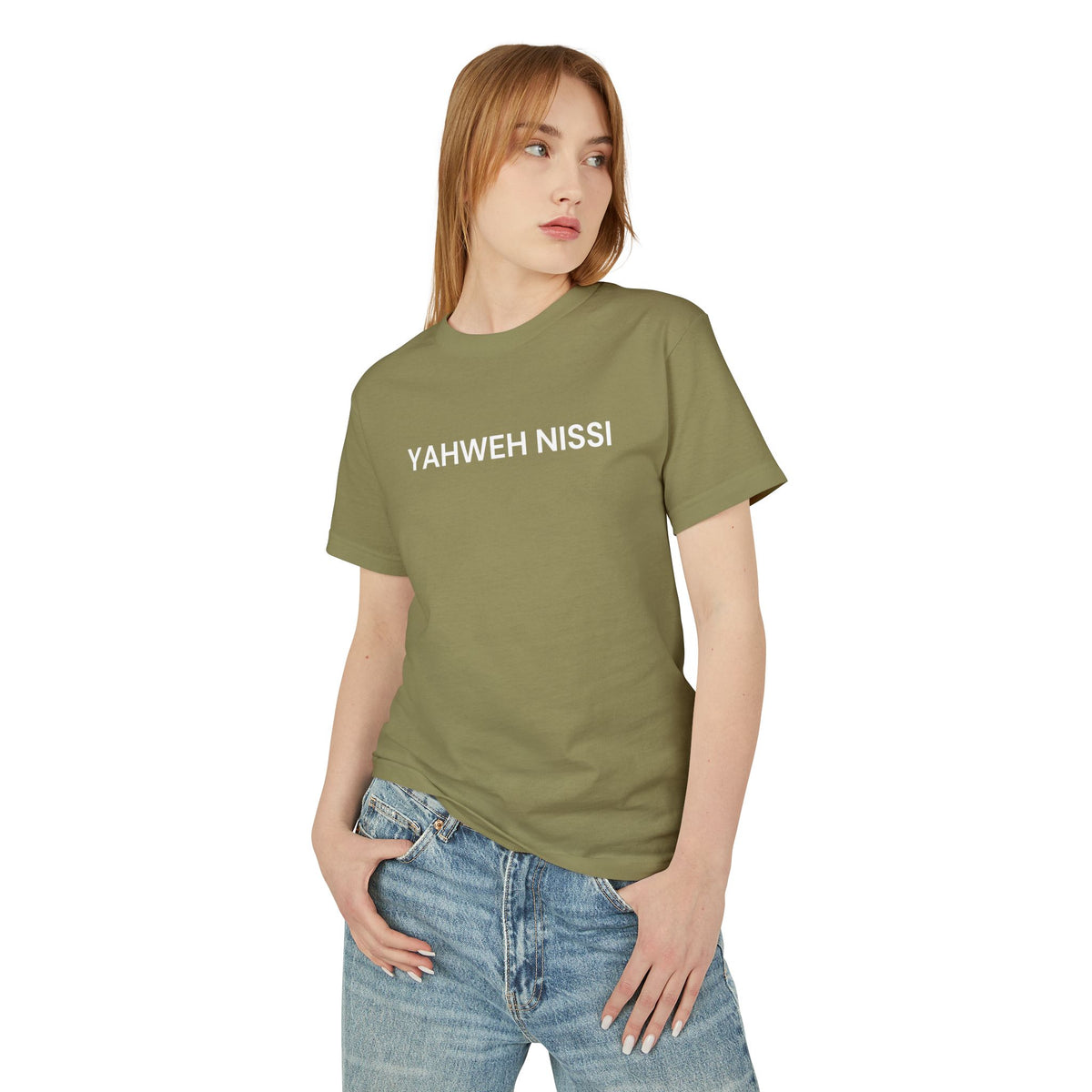 Protected Tee — White | Yahweh Nissi