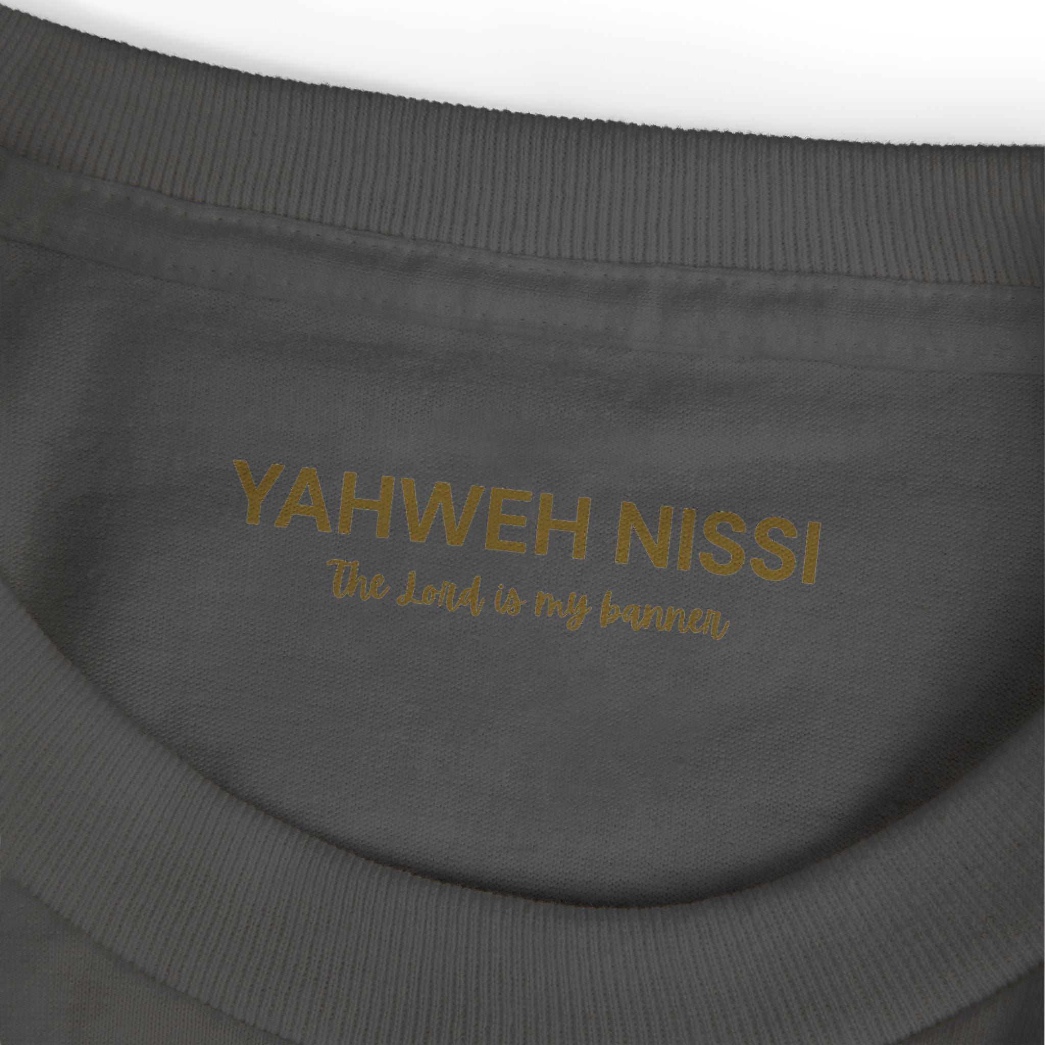 Protected Tee — Gold Embroidered Christian Graphic T-Shirt
