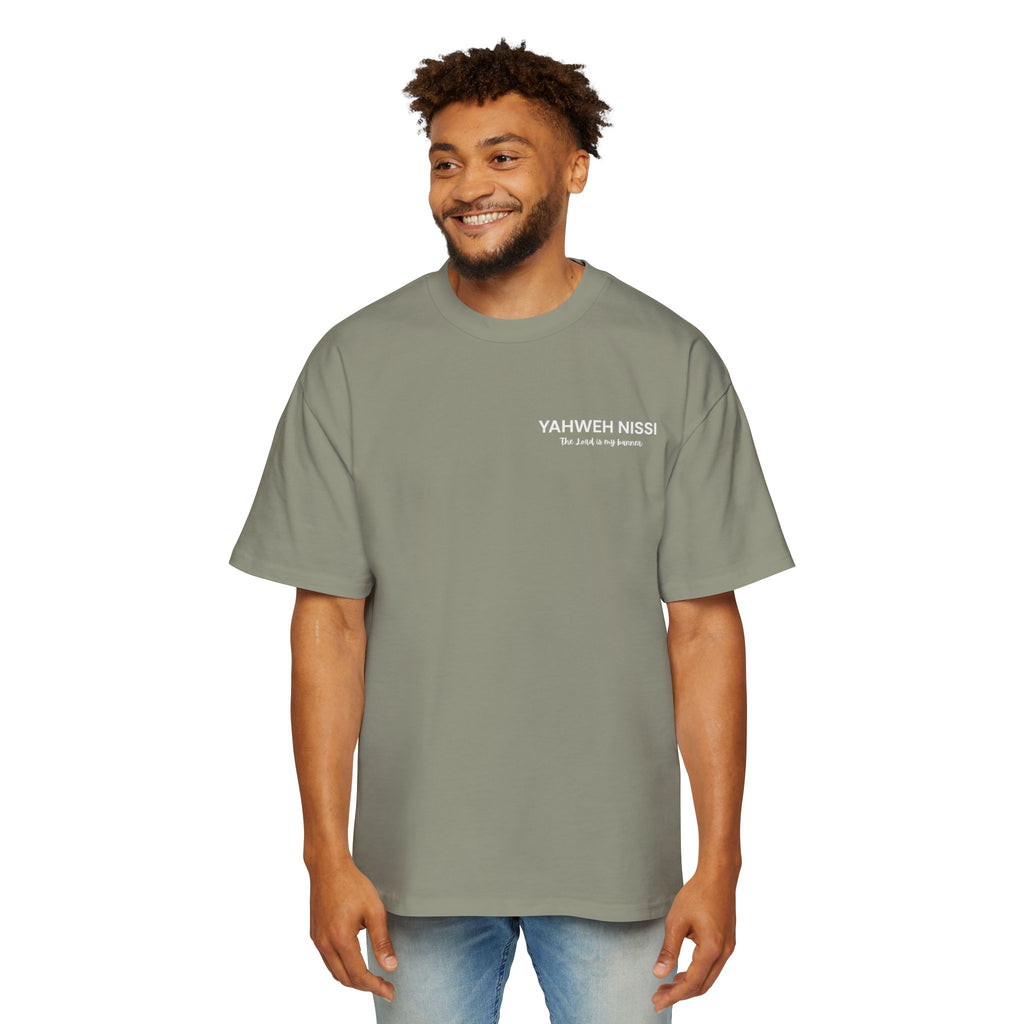 "Child of God" - White - Yahweh Nissi Oversized Tee