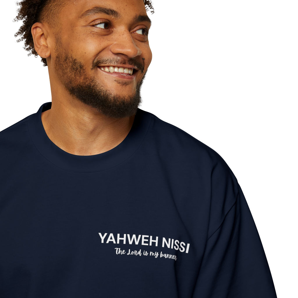 "Child of God" - White - Yahweh Nissi Oversized Tee