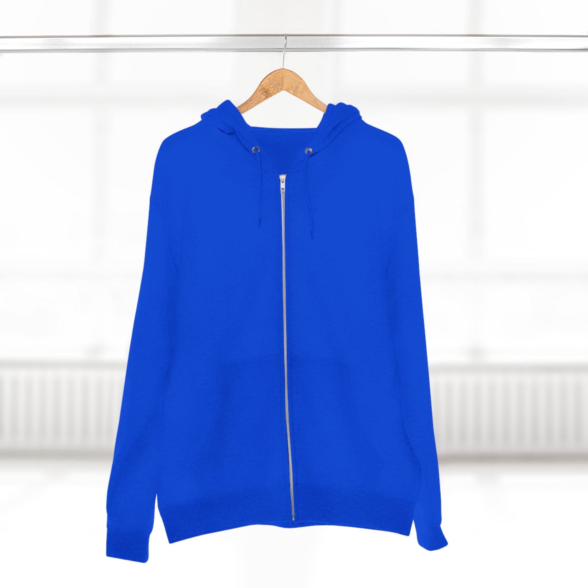 Yahweh Nissi Zip Hoodie — "The Lord Is My Banner"- White Collection - Christian Faith Pullover