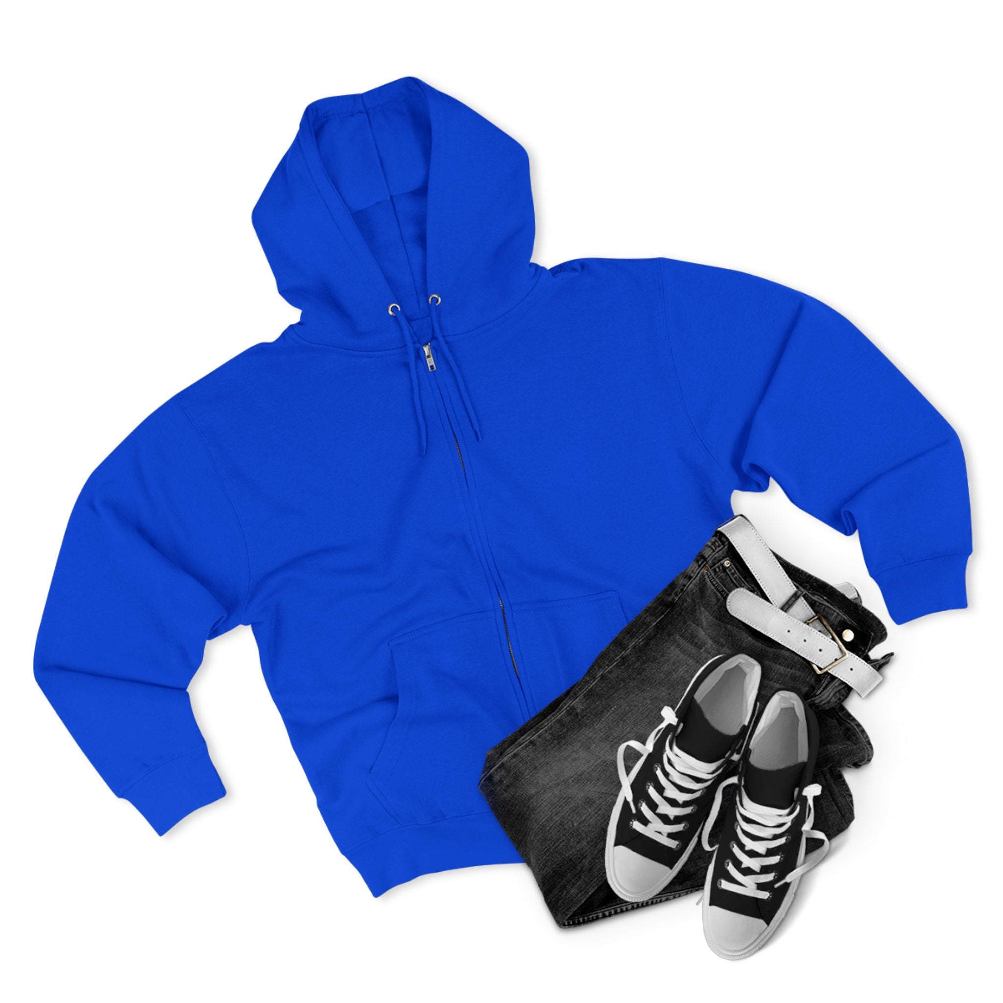Yahweh Nissi Zip Hoodie — "The Lord Is My Banner"- White Collection - Christian Faith Pullover