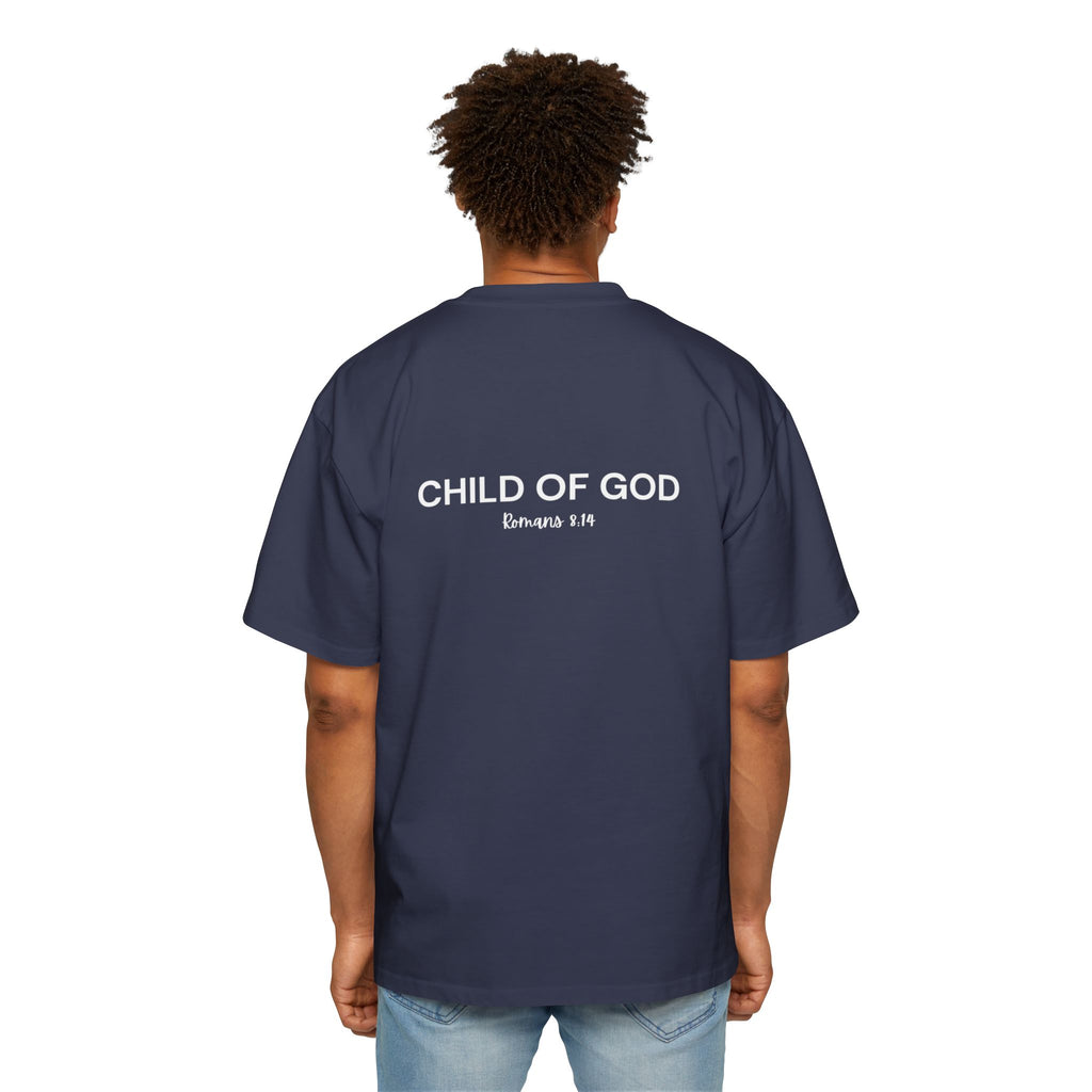 "Child of God" - White - Yahweh Nissi Oversized Tee