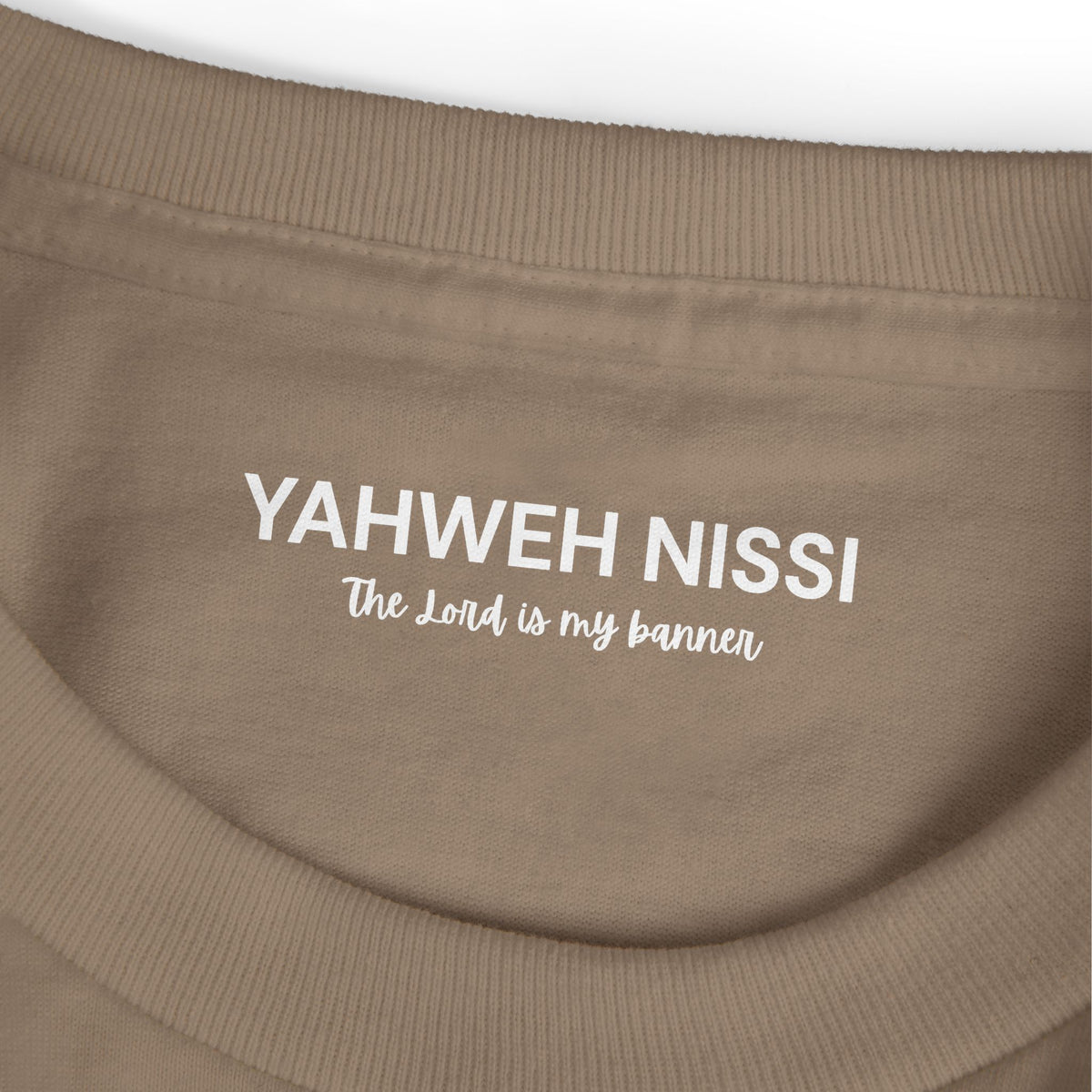 Protected Tee — White | Yahweh Nissi